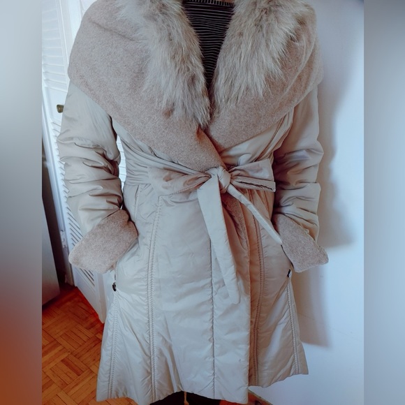 Fur collar jacket from Italy - Picture 4 of 7
